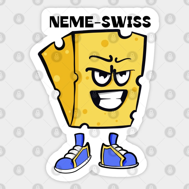 Neme-Swiss Sticker by Art by Nabes